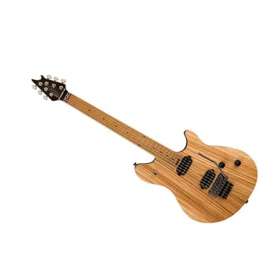 EVH Wolfgang WG Standard Exotic Zebrawood 6-String Right-Handed Electric Guitar with Basswood Body and Baked Maple Fingerboard (Natural) image 5