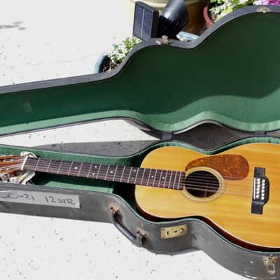 Martin 00-21 12 string conversion 1957 natural excellent with original case image 14
