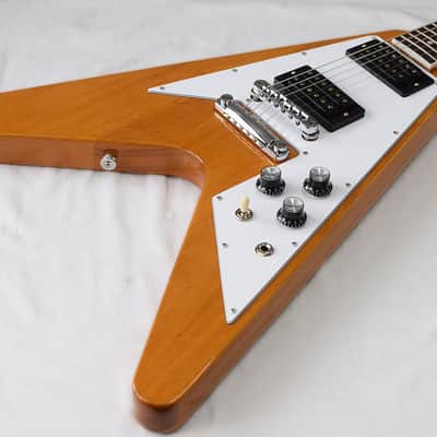 Gibson Flying V 70s Antique Natural image 9