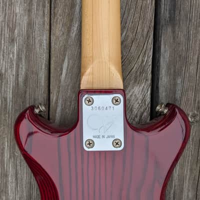 Lefty 1983 Quest by Vantage travel bass 25" trans cherry - Made in Japan image 6