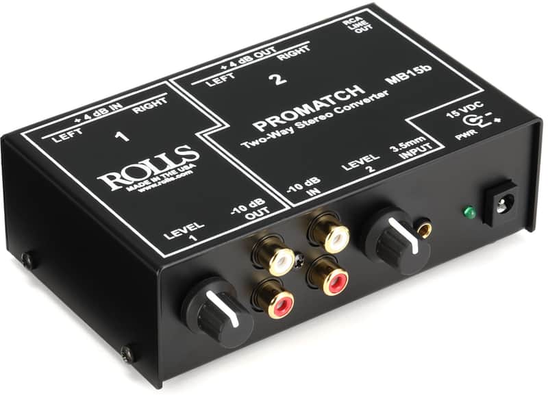 Rolls MB15b ProMatch 2-way Stereo Level Converter image 1