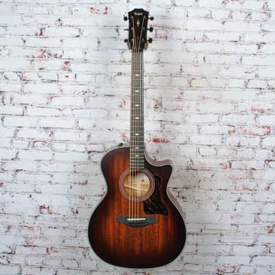 Taylor - (2025) 324ce - Acoustic-Electric Guitar - Mahogany/Mahogany - Shaded Edge Burst Top - w/ Hardshell Case - x5074 image 2
