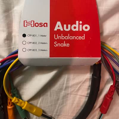 Hosa CPP801 CPP801 8 1/4" TS Patch Snake - 1 Meter 2010s - Standard image 2