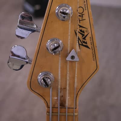 1984 Peavey T-40 4-String Bass Natural Maple Fret (199868 US) image 2