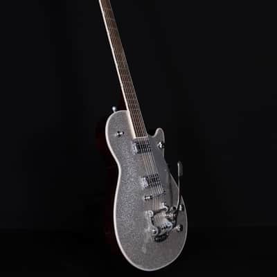 Gretsch G5230T Electromatic Sparkle Jet FT Single-Cut with Bigsby, Laurel FB, Silver Sparkle image 8