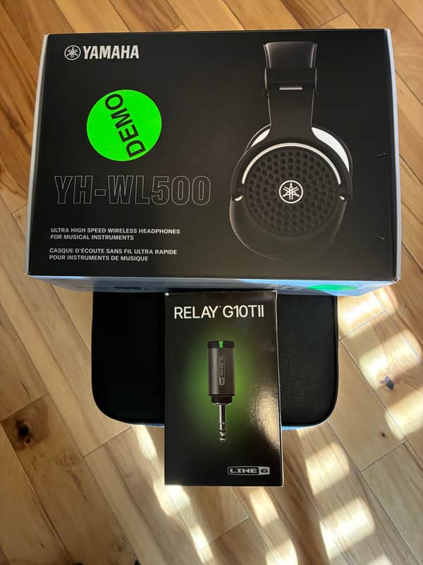Yamaha YH-WL500 Wireless Headphones 2023 - Present - Black image 1