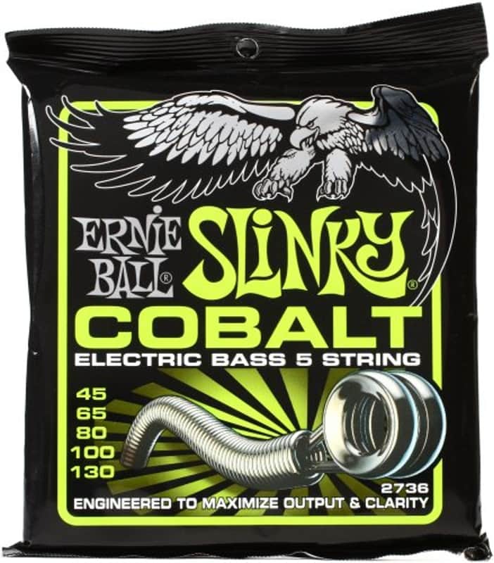 Ernie Ball 2736 Slinky Cobalt Electric Bass 5 String, .045 - .130 image 1