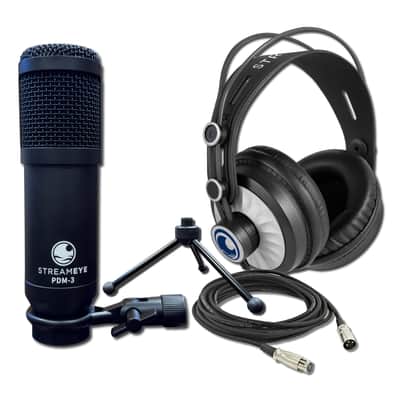Rode RODECaster Duo Streaming Mixer (White) with StreamEye PDM-3 Podcast Equipment Bundle and microSD Card with Adapter image 4