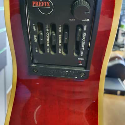 Tanglewood Sundance TW57 1999 Trans Red Electro Acoustic Guitar image 5