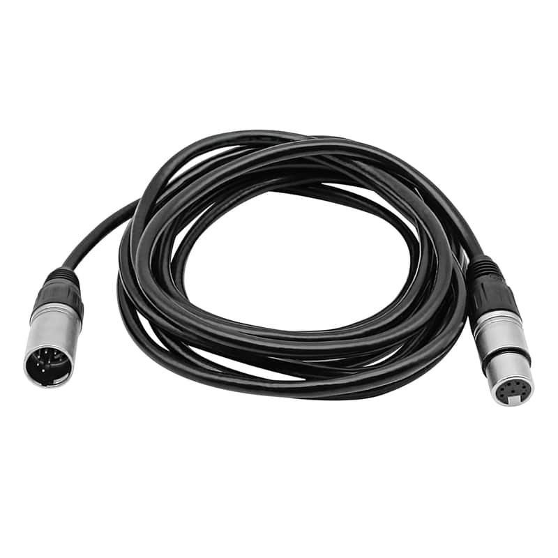 7 Pin XLR Cable, Microphone Cable 7 Pin XLR Male to Female Connector for Microphone and Audio Interface (10ft/3 Meter) image 1