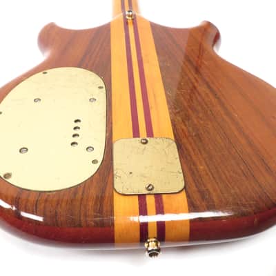 1977 Alembic Series I SSB Short Scale Bass - Figured Koa - Power Supply Included Stanley Clarke image 11