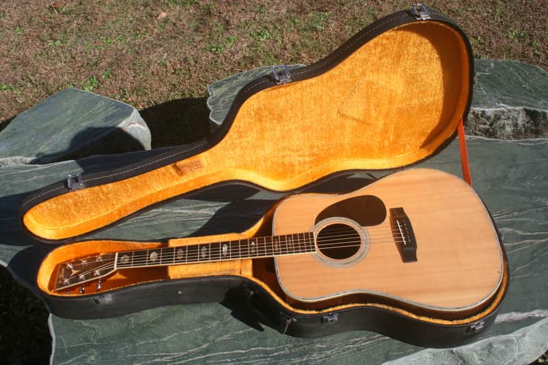 1975 Yairi YW-600 Dreadnought Guitar New Jacaranda Natural+Hard Case image 1