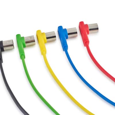 RockBoard FlatPatch MIDI Cable 11.81" (30cm) Red image 9