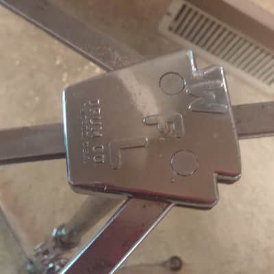 Vintage WFL FLAT BASE ATLAS SNARE STAND 1ST GEN CONCERT Riveted Rubber Feet 50s 60s LUDWIG image 9