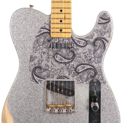 Fender Road Worn Brad Paisley Telecaster Silver Sparkle image 4