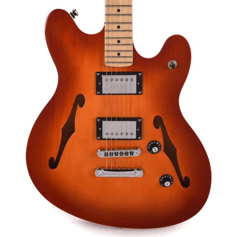 Squier Affinity Series Starcaster Deluxe Sienna Sunburst image 1