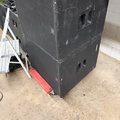 (TWO) JBL SRX918S Active PA Subwoofer 2022 - Present - Black image 1