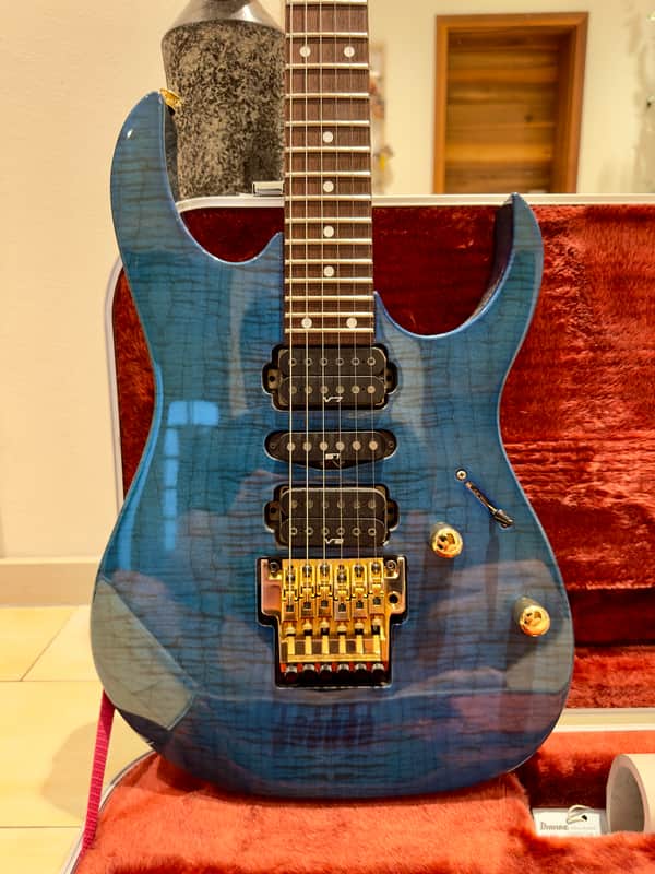 Ibanez RG570CT Fujigen 1995 / Transparent Blue - MIJ image 1