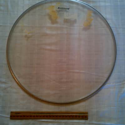 Ludwig clear 18" drum head 1995 clear image 2