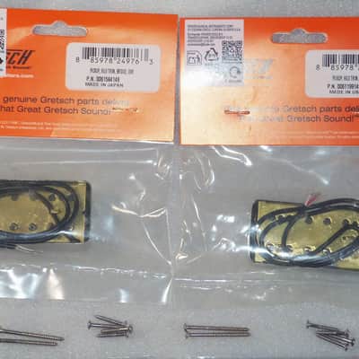 Gretsch® HiLo'Tron Bridge & Neck Pickup Set~Screws & Silver Bezels Inc.~USA/Japan~Brand New image 3