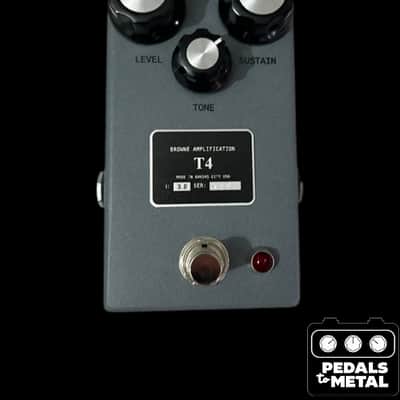 Browne Amplification T4 Fuzz 2020 - Present - Gray - X18812 image 3