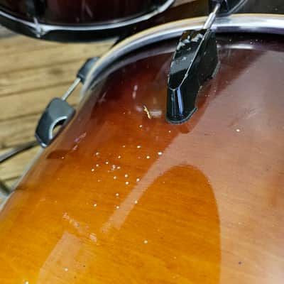 Drum Kit Pearl ELX, Amber Fade With Cymbals And Hardware USED! RK22M130726 image 6