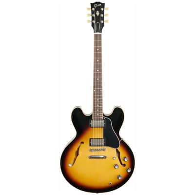 Gibson ES-335 Dot Satin Electric Guitar, Vintage Burst image 2