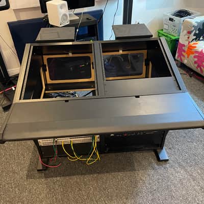 Sterling Modular Plan A Black 48U Studio Desk image 3
