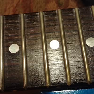 Chandler Super Strat Body And Neck - 80s? 90s? Blue Flame - Similar to Kramer or Jackson image 18