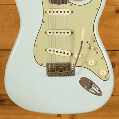 Fender Custom Shop Limited 60 Strat - Journeyman Relic Super Faded Aged Sonic Blue image 1