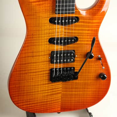 Marchione Carve Top Figured Maple S-S-H / Amber Burst 2018 image 3