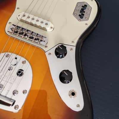 *NEW* 2025 Fender Japan Traditional Collection 60s Jaguar - Serial Number #666 ! Competition 3-Color Sunburst / Aged Natural MIJ image 8
