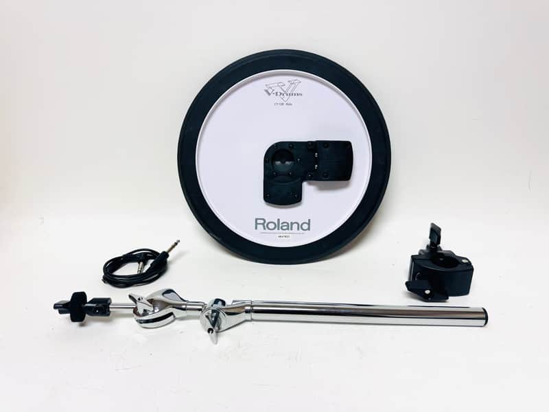 Roland CY-13R Ride White Back with Boom Arm image 1