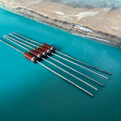 NOS 5x 1.2K 0.5W 1/2W 10% CARBON COMPOSITE COMP RESISTORS FOR TUBE AMP HIFI AMPLIFIER image 3