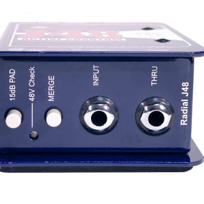 Radial J48 Active Direct Box - Blue image 3