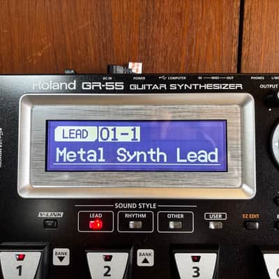 Roland GR-55 gr-55gk-bk Guitar Synth w/ box, power supply image 3