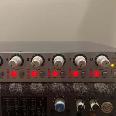 Audient ASP800 8-Channel Microphone Preamp/ADC 2010s - Silver image 4