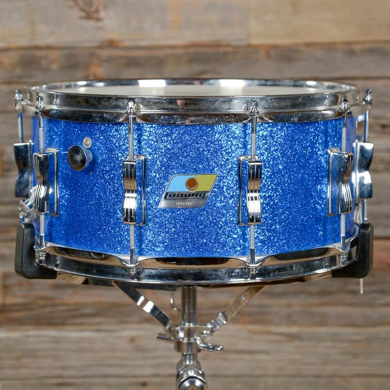 Ludwig No. 470 Auditorium Model 6.5x14" 8-Lug Snare Drum 1969 - 1976 image 1