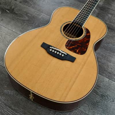 Takamine CP7MO TT Thermal Top Series OM Acoustic/Electric Guitar 2010s - Natural Gloss image 6
