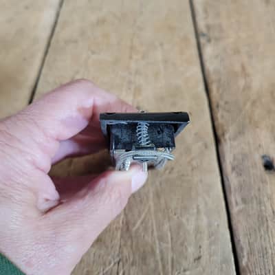 Gibson SG Special Mini Humbucker 1970s Black with Rings, Screws and Springs - Black image 4