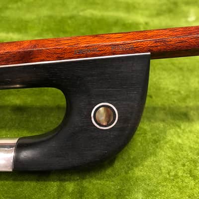 New/Old Stock Jon Paul 'Fusion Silver' Carbon Fiber/Pernambuco German-style 3/4 Bass Bow JP705 image 1
