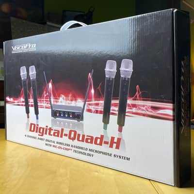 VocoPro Digital-Quad-H3 Four-Channel UHF Wireless Handheld Microphone System (903.1 to 912.2 MHz) image 6