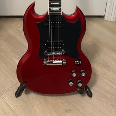 Listing Title Gibson SG Standard 2008 Ebony Fretboard Wolfetone pickups - Metallic Red- ROBOT CONVERSION image 1