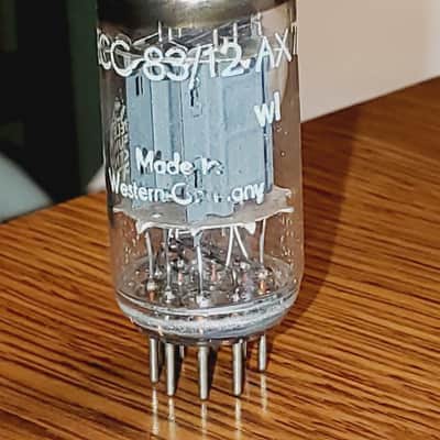12AX7/ECC83 Telefunken Ribbed Plate MaxiPreamp2/TV7 tested (1) tube lot image 1