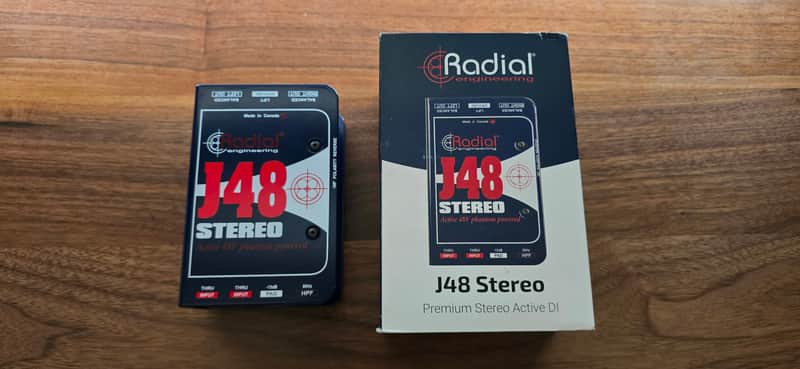 Radial J48 Stereo Active Direct Box - Blue image 1