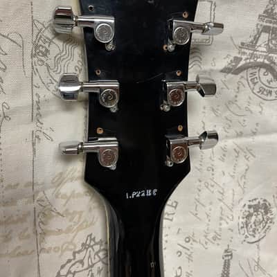 Cortez Lawsuit Era Les Paul Custom 1970’s Ebony Ex Cond Open Book Headstock Japan Ibanez Greco Aria image 3
