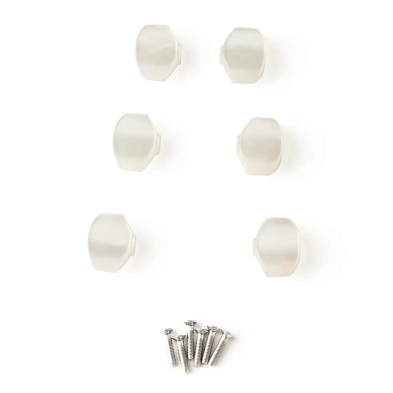 PRS Tuner Buttons for Low Mass Tuners, Set of Six Pearloid image 1