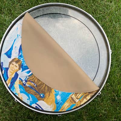 16" reversible cloth drum cover - partial mute - dampener - compare to Drum Tortillas, Quesadilla and Big Fat Snare image 3