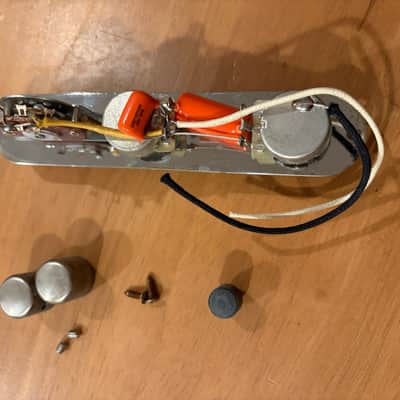 Real Life Relics Aged Nickel Telecaster® Control Plate with Knobs (Pre-Wired Harness)    [BA7] image 2