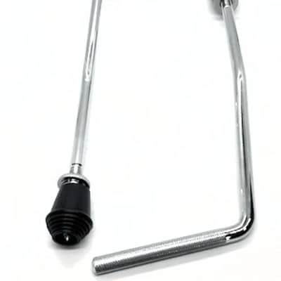 Ludwig Accent CS Custom 9.5mm Gull Wing Style Bass Drum Spurs w/Screw On Tips - NOS - OPEN BOX image 9